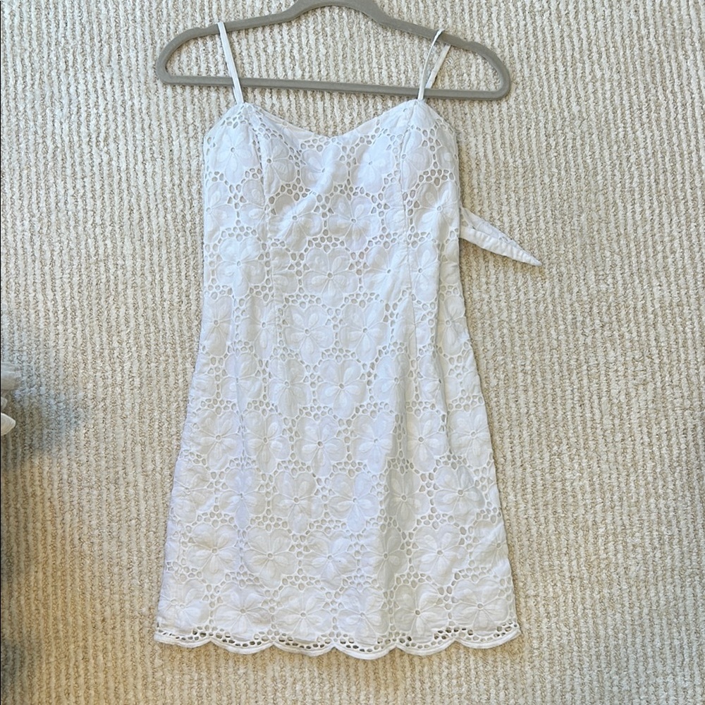 Lilly Pulitzer Shelli eyelet dress in resort white